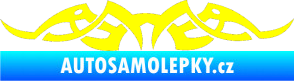 Samolepka Tetování 141 žlutá citron