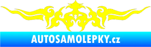 Samolepka Tetování 142 žlutá citron