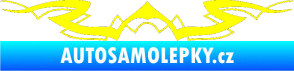 Samolepka Tetování 145 žlutá citron