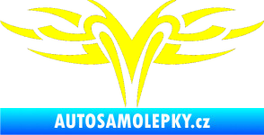 Samolepka Tetování 151 žlutá citron