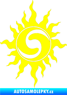 Samolepka Tetování 162 žlutá citron