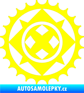 Samolepka Tetování 171 žlutá citron