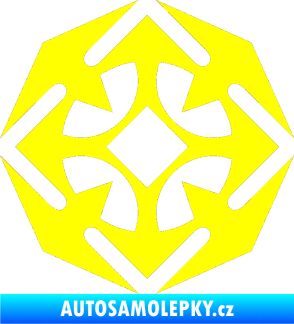 Samolepka Tetování 174 žlutá citron