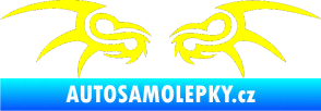 Samolepka Tetování 181 žlutá citron