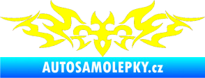 Samolepka Tetování 184 žlutá citron
