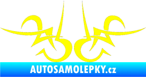 Samolepka Tetování 189 žlutá citron