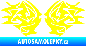 Samolepka Tetování 205 žlutá citron