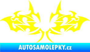 Samolepka Tetování 206 žlutá citron