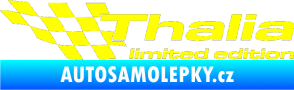 Samolepka Thalia limited edition levá žlutá citron