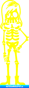 Samolepka The Bone Family Slečna žlutá citron