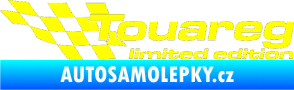 Samolepka Touareg limited edition levá žlutá citron