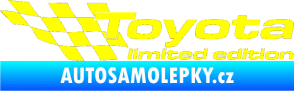 Samolepka Toyota limited edition levá žlutá citron