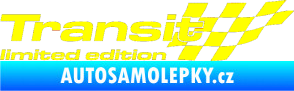 Samolepka Transit limited edition pravá žlutá citron