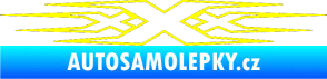Samolepka Triple x žlutá citron