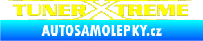 Samolepka Tuner extreme obrys žlutá citron