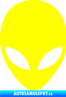 Samolepka UFO 002 žlutá citron
