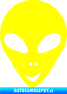 Samolepka UFO 004 levá žlutá citron