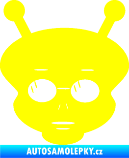 Samolepka UFO 007 levá žlutá citron