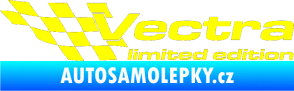 Samolepka Vectra limited edition levá žlutá citron