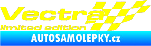 Samolepka Vectra limited edition pravá žlutá citron