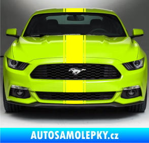Samolepka Viper pruhy 1,5 cm + 18 cm + 1,5 cm žlutá citron