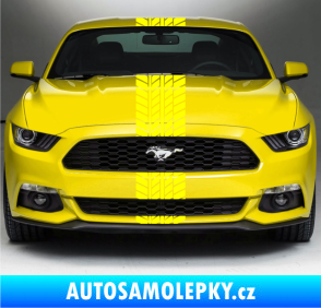 Samolepka Viper stopa 001 24 cm žlutá citron