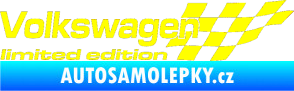 Samolepka Volkswagen limited edition pravá žlutá citron