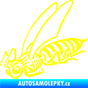Samolepka Vosa 004 levá žlutá citron