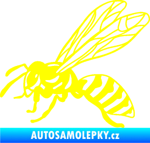 Samolepka Vosa 006 levá žlutá citron