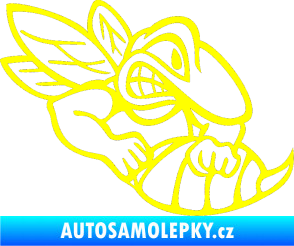 Samolepka Vosa pravá žlutá citron