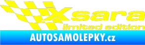 Samolepka Xsara limited edition levá žlutá citron