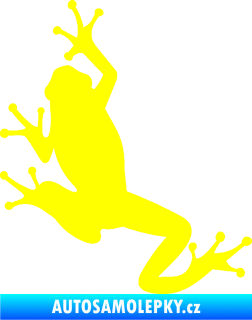 Samolepka Žába 004 levá žlutá citron