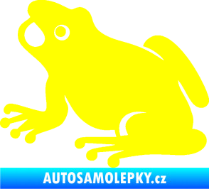 Samolepka Žába 007 levá žlutá citron