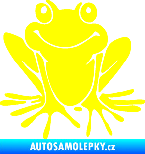 Samolepka Žába 008 levá žlutá citron