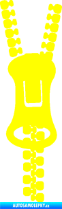 Samolepka Zip 001 levá žlutá citron