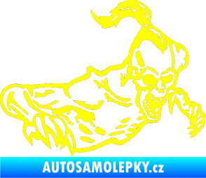 Samolepka Zombík pravá žlutá citron