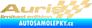 Samolepka Auris limited edition pravá zlatá metalíza