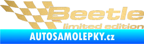 Samolepka Beetle limited edition levá zlatá metalíza