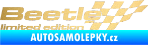 Samolepka Beetle limited edition pravá zlatá metalíza