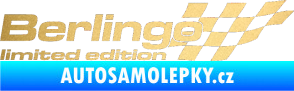 Samolepka Berlingo limited edition pravá zlatá metalíza