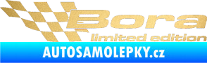 Samolepka Bora limited edition levá zlatá metalíza