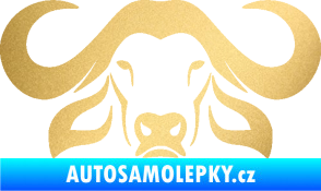 Samolepka Býk 015 zlatá metalíza