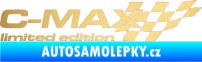 Samolepka C-MAX limited edition pravá zlatá metalíza
