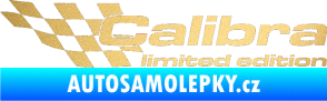 Samolepka Calibra limited edition levá zlatá metalíza