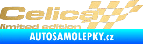 Samolepka Celica limited edition pravá zlatá metalíza