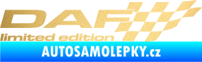 Samolepka DAF limited edition pravá zlatá metalíza