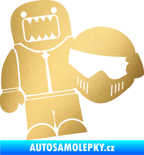 Samolepka Domo 014 pravá Stig zlatá metalíza