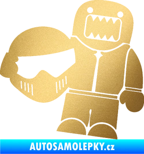 Samolepka Domo 014 levá Stig zlatá metalíza