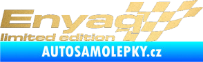 Samolepka Enyaq limited edition pravá zlatá metalíza