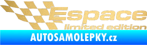 Samolepka Espace limited edition levá zlatá metalíza
